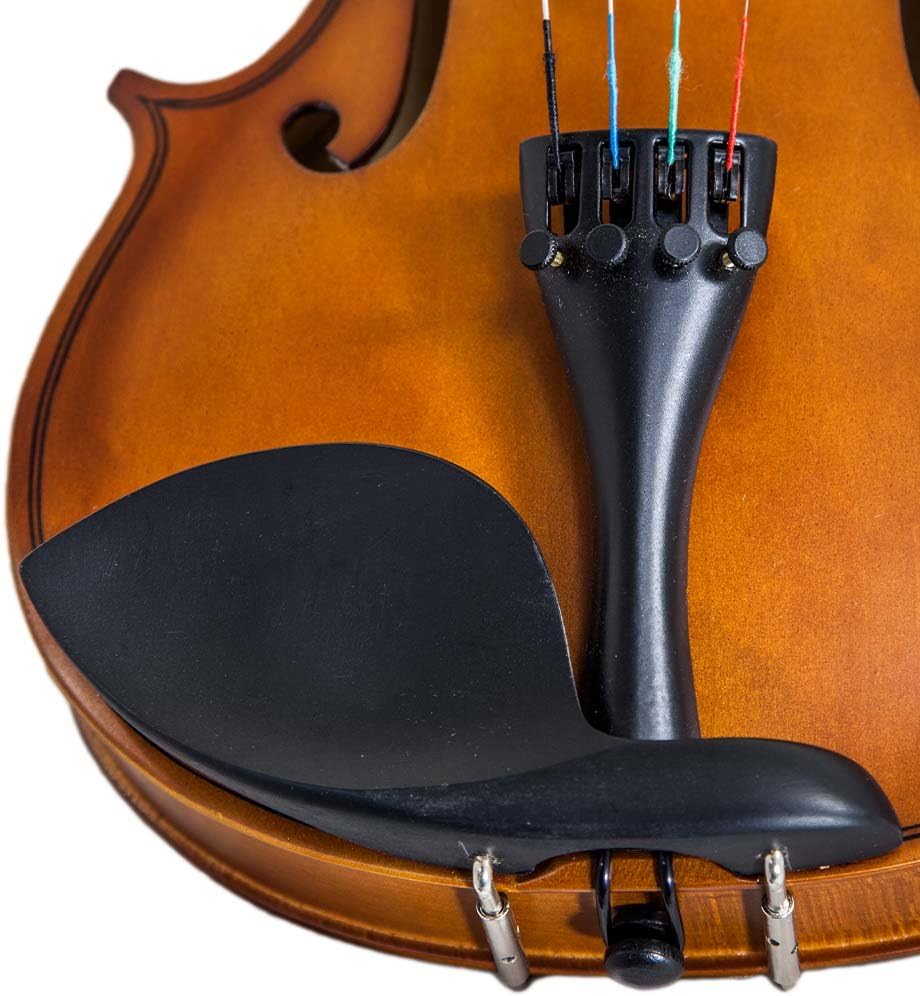 Paititi 3/4 Size Artist-100 Student Violin Starter Kit with Brazilwood Bow Lightweight Case, Shoulder Rest, Extra Strings and Rosin - Image 7